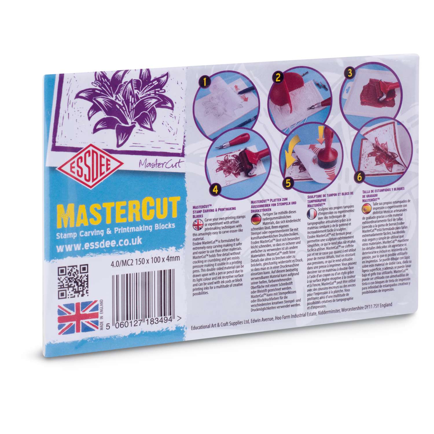 ESSDEE | Mastercut™ Stamp carving & printmaking block — packs of 2